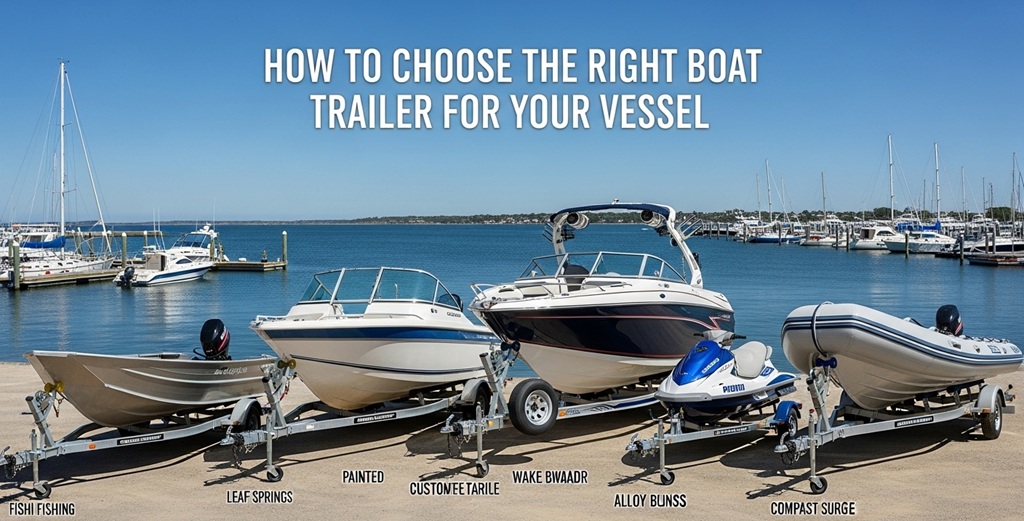 Learn how to match your boat's weight, hull, and water type to the perfect trailer. Get the right fit for safe, stress-free towing today.