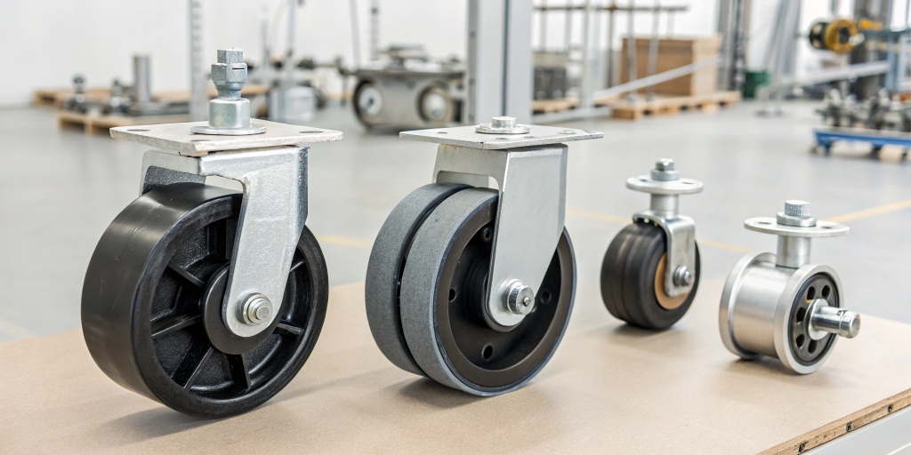 How to choose the right heavy-duty casters for industrial equipment. Evaluate load capacity, floor protection, and wheel materials to ensure safety and mobility.