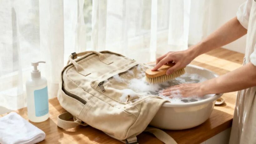 How to Clean a Stained Canvas Backpack Without Ruining the Leather Accents