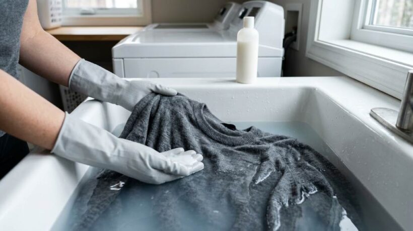 How to Unshrink a Merino Wool Sweater Using a Hair Conditioner Soak
