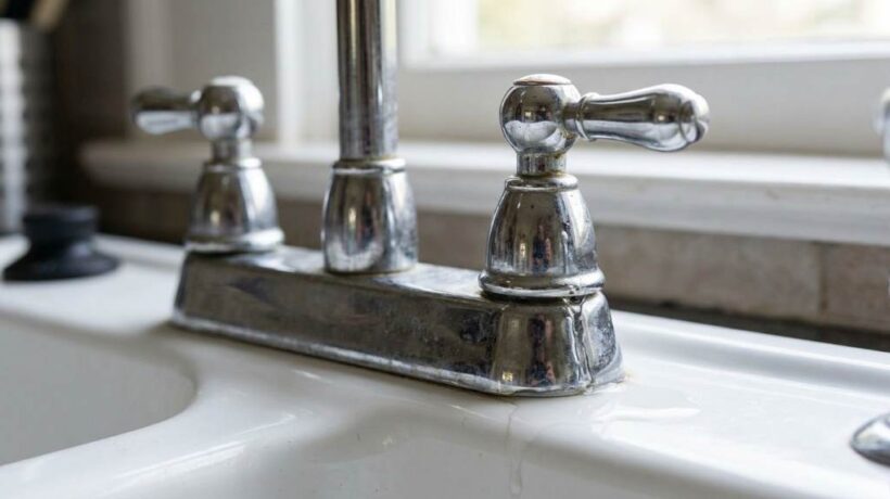 How to Replace a Leaking Cartridge Inside a Double Handle Kitchen Faucet