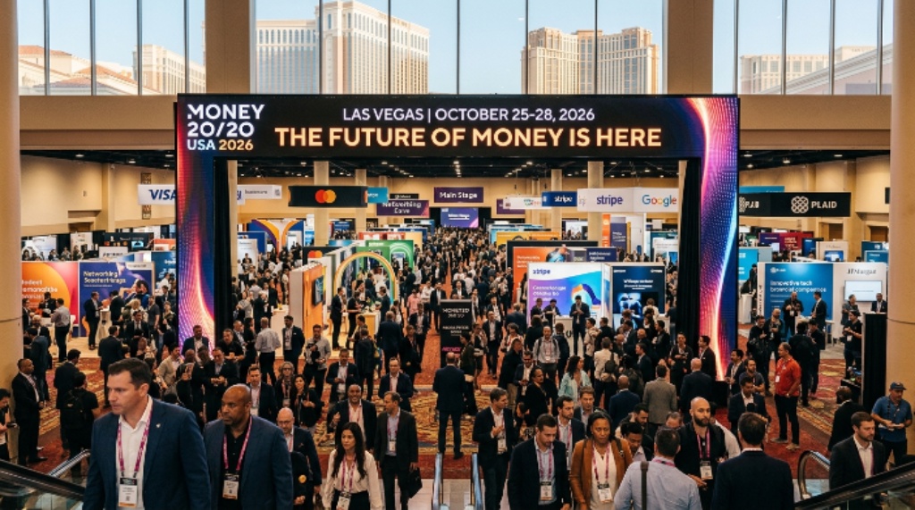 Money20/20 USA 2026 event hall at The Venetian Expo Las Vegas October