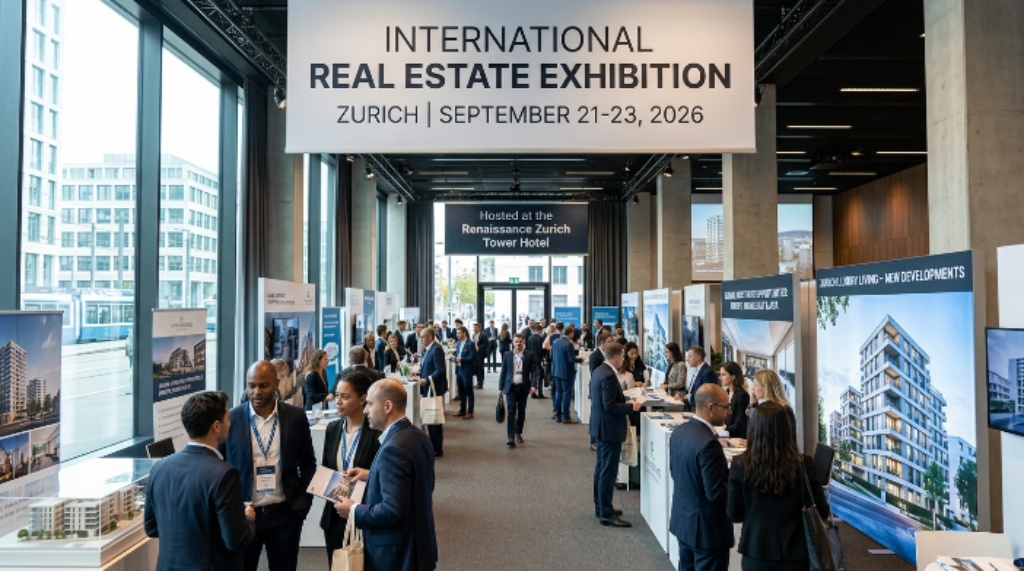 Renaissance Zurich Tower Hotel venue for international real estate exhibition September 2026
